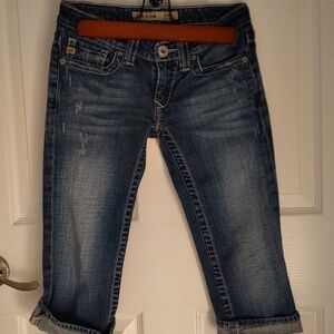 Big Star Women's Blue Cropped Jeans
